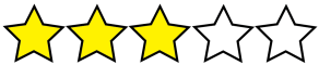 3 of 5 Stars
